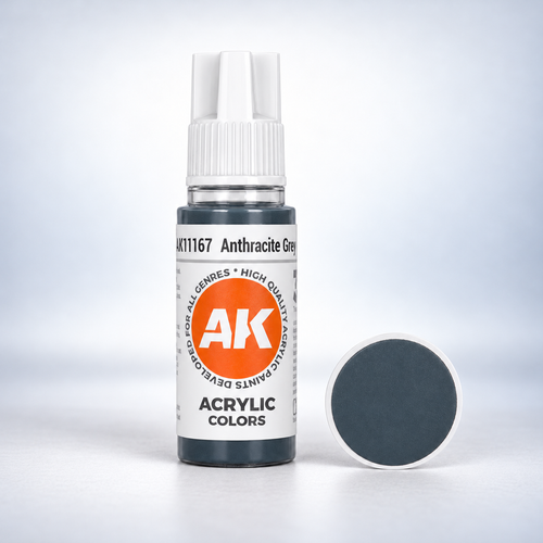AK Interactive: 3G Acrylic Anthracite Grey - 17ml, product