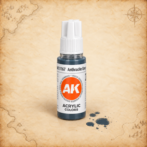 AK Interactive: 3G Acrylic Anthracite Grey - 17ml, alternate view