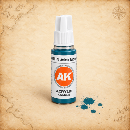 AK Interactive: 3G Acrylic Archaic Turquoise - 17ml, alternate view