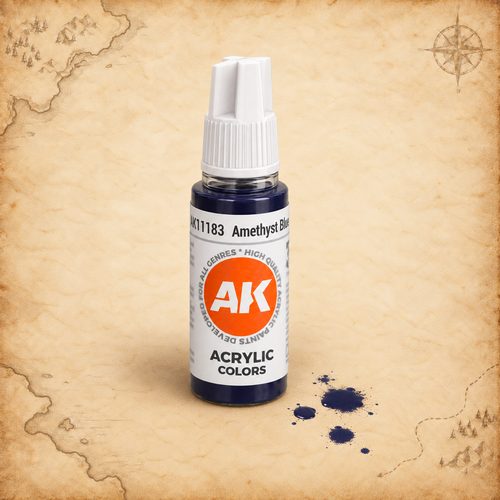 AK Interactive: 3G Acrylic Amethyst Blue - 17ml, alternate view