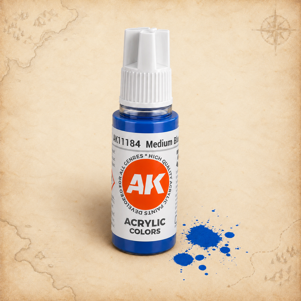 AK Interactive: 3G Acrylic Medium Blue - 17ml, alternate view