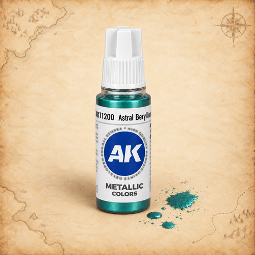 AK Interactive: 3G Acrylic Astral Beryllium - 17ml, alternate view
