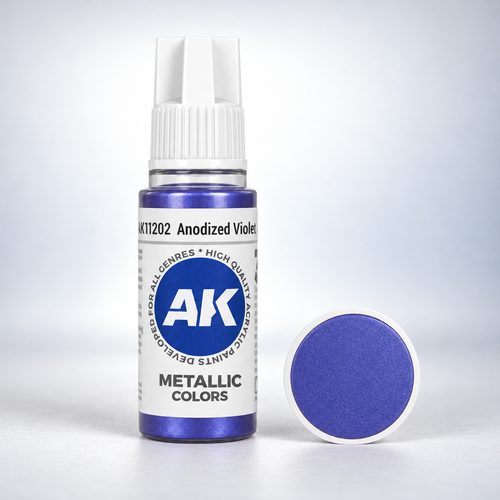 AK Interactive: 3G Acrylic Anodized Violet - 17ml, product
