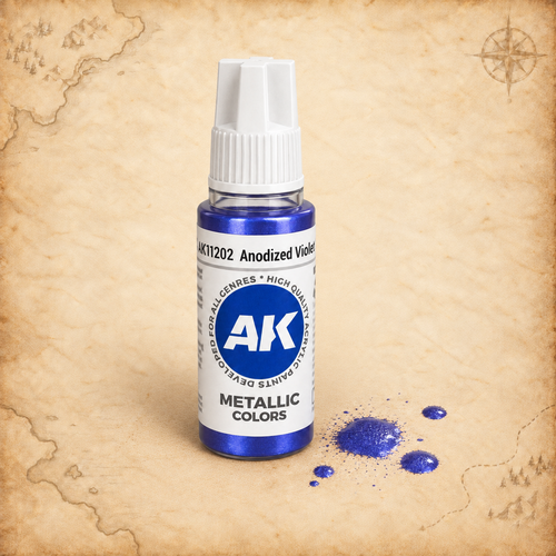 AK Interactive: 3G Acrylic Anodized Violet - 17ml, alternate view