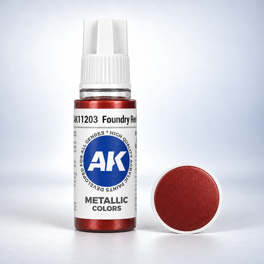 AK Interactive: 3G Acrylic Foundry Red - 17ml, product