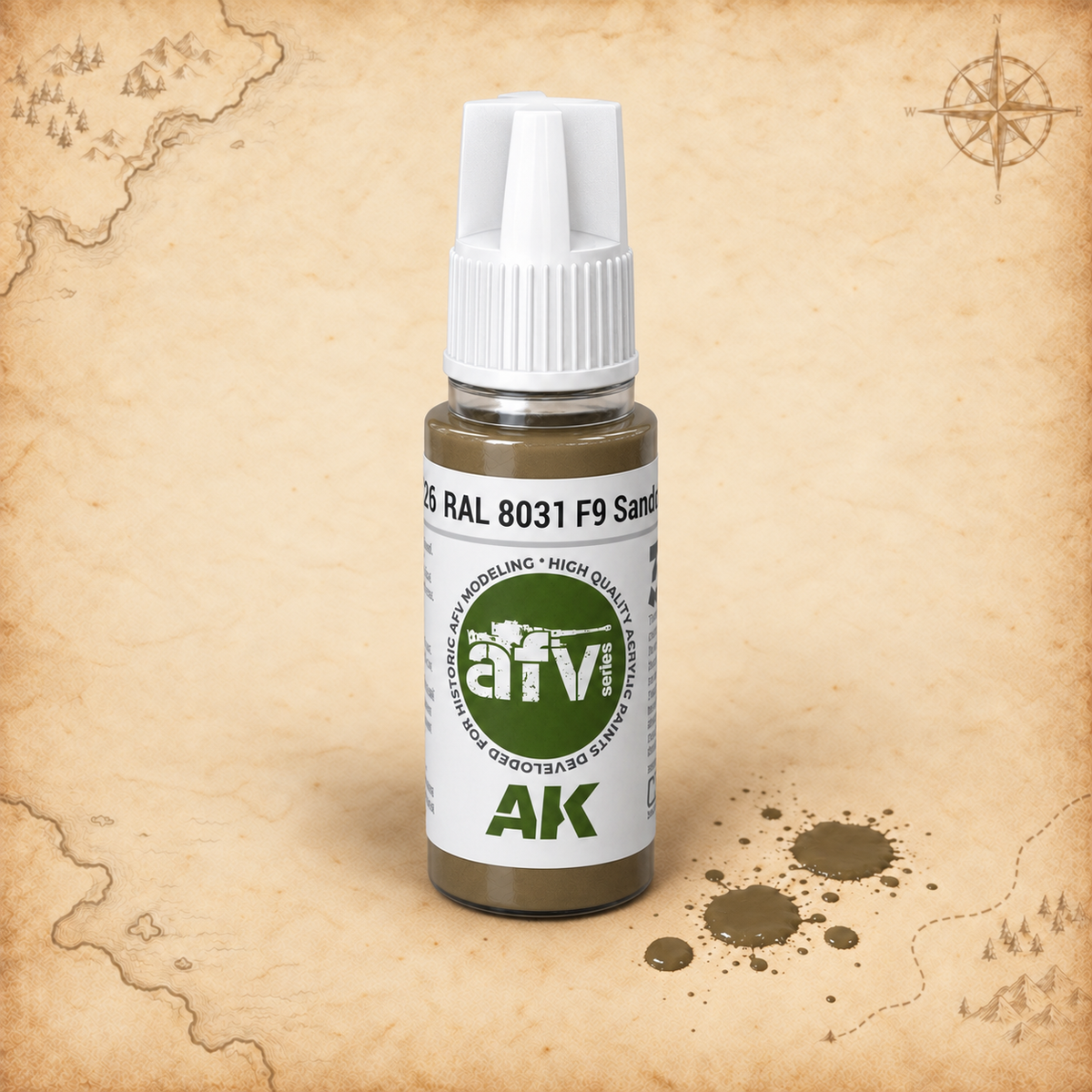 AK Interactive: 3G RAL 8031 F9 Sandbraun, alternate view