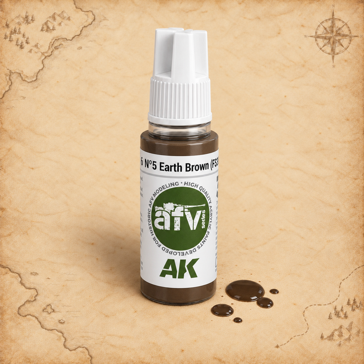 AK Interactive: 3G No5 Earth Brown (FS30099), alternate view