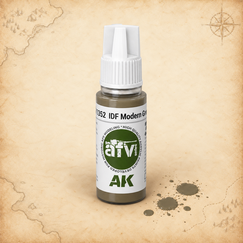 AK Interactive: 3G IDF Modern Grey, alternate view