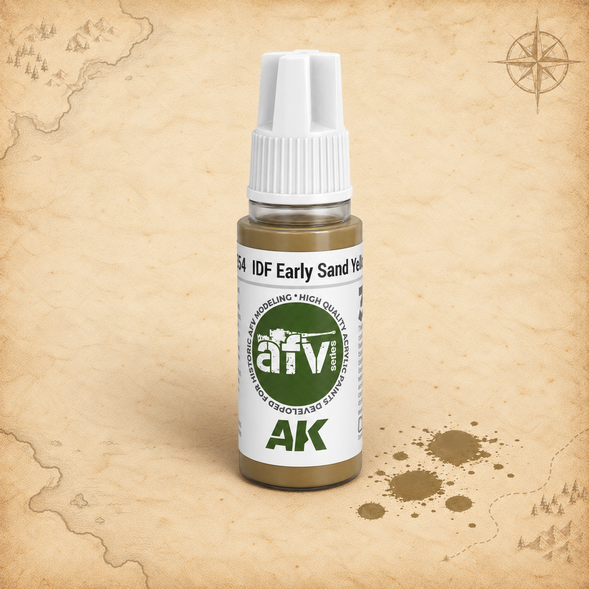 AK Interactive: 3G IDF Early Sand Yellow, alternate view