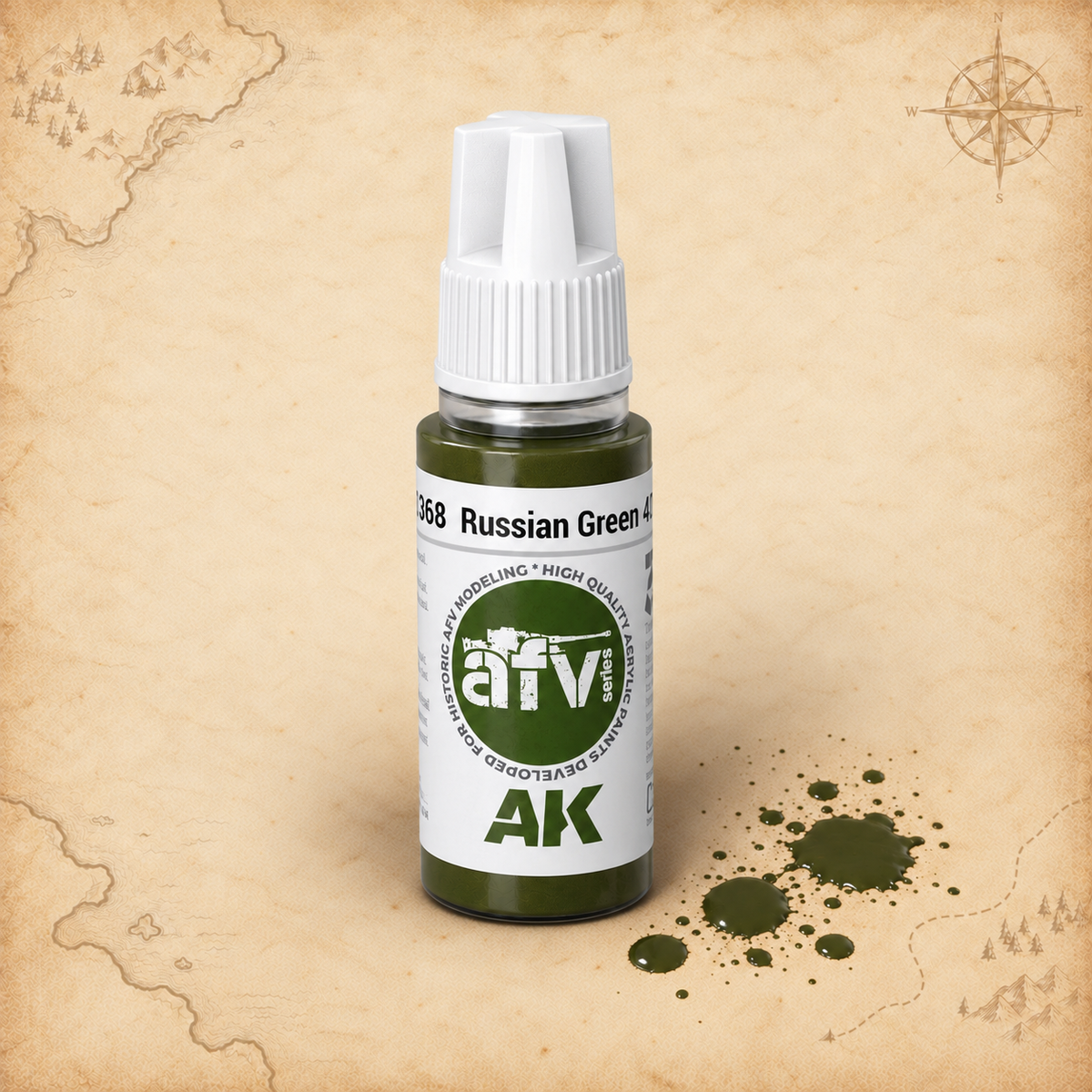 AK Interactive: 3G Russian Green 4BO, alternate view