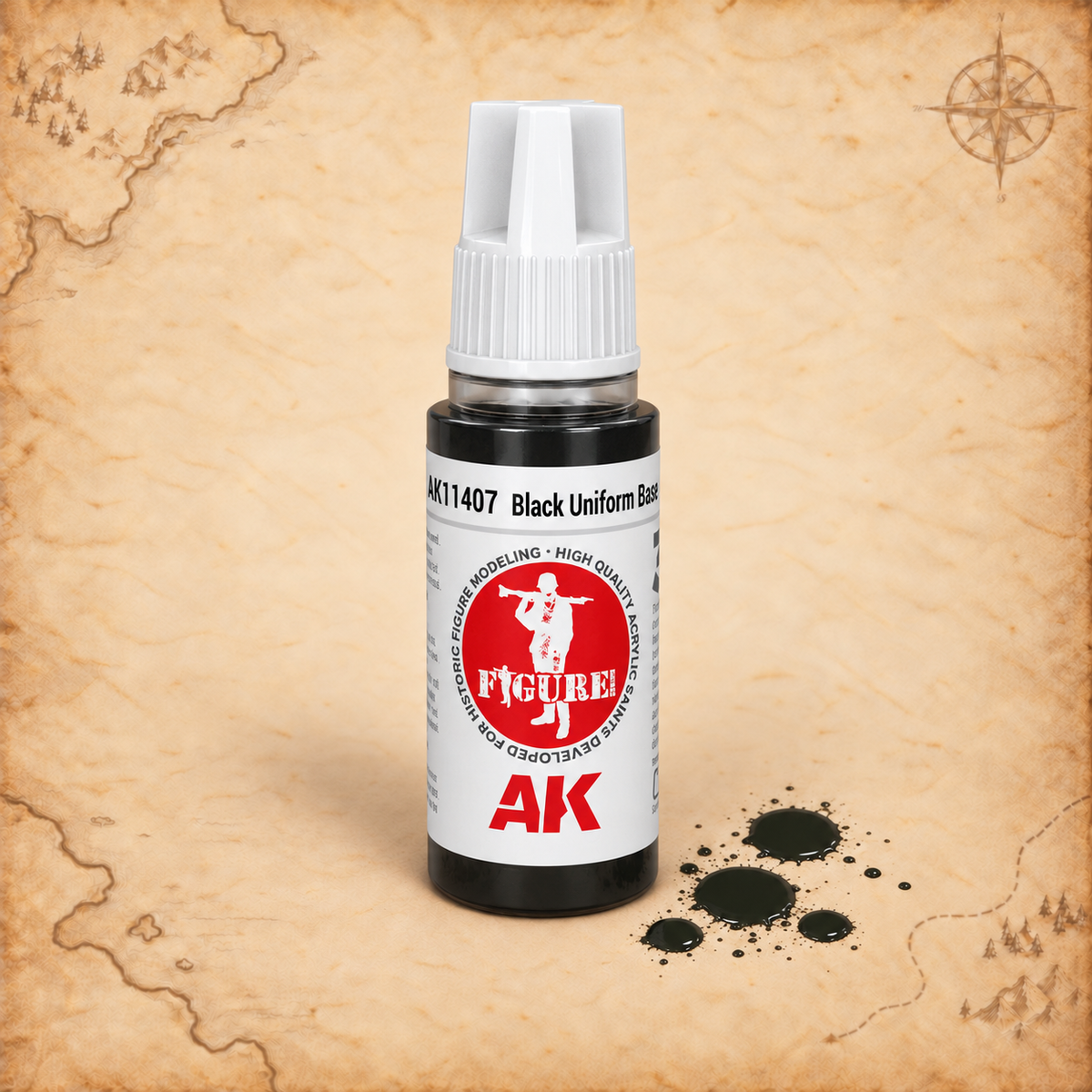 AK Interactive: 3G Black Uniform Base, alternate view