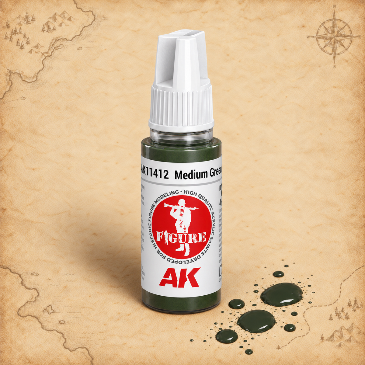 AK Interactive: 3G Medium Green, alternate view