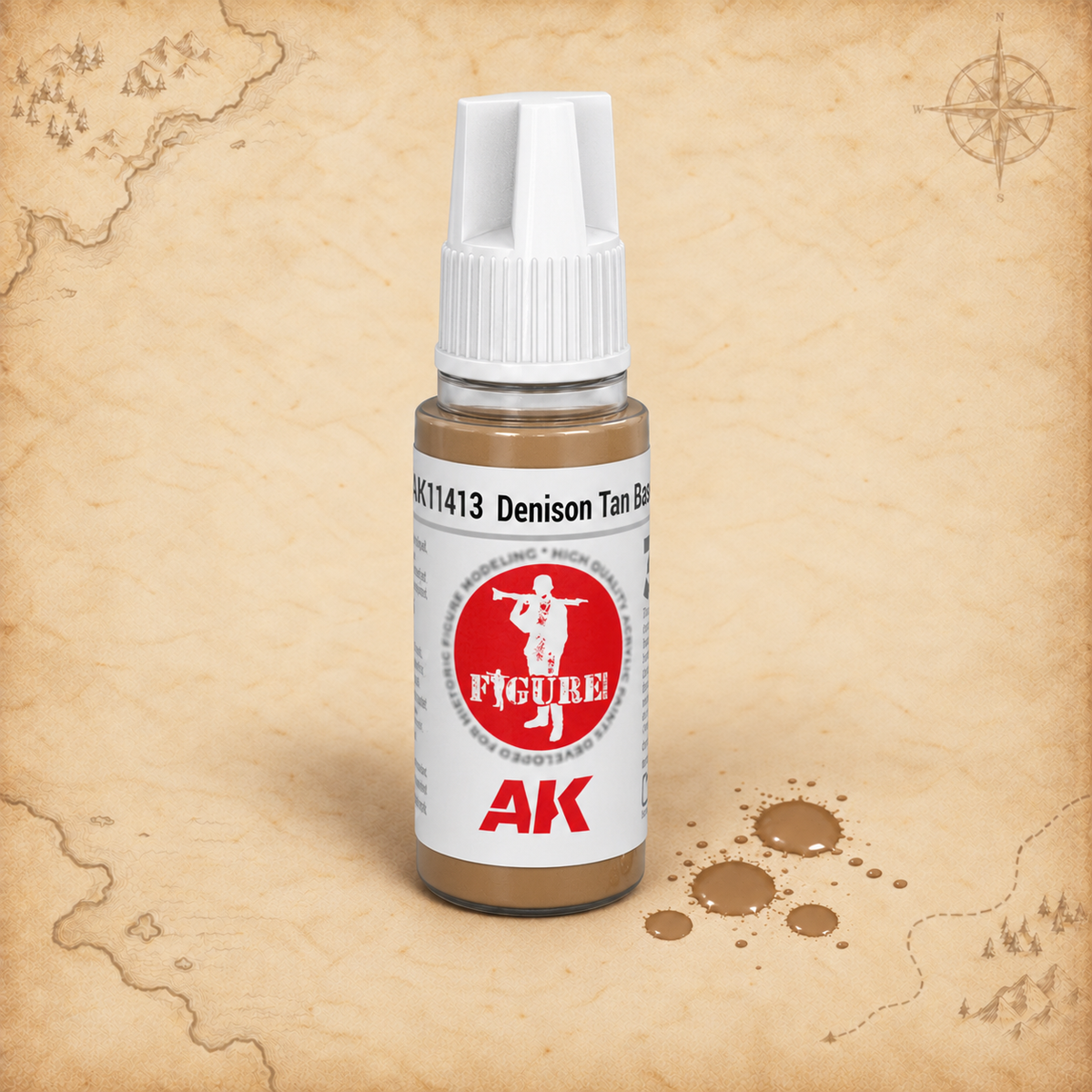 AK Interactive: 3G Denison Tan Base, alternate view