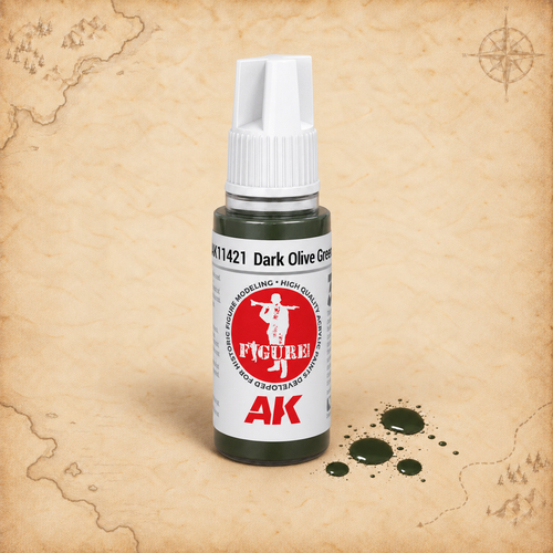 AK Interactive: 3G Dark Olive Green, alternate view