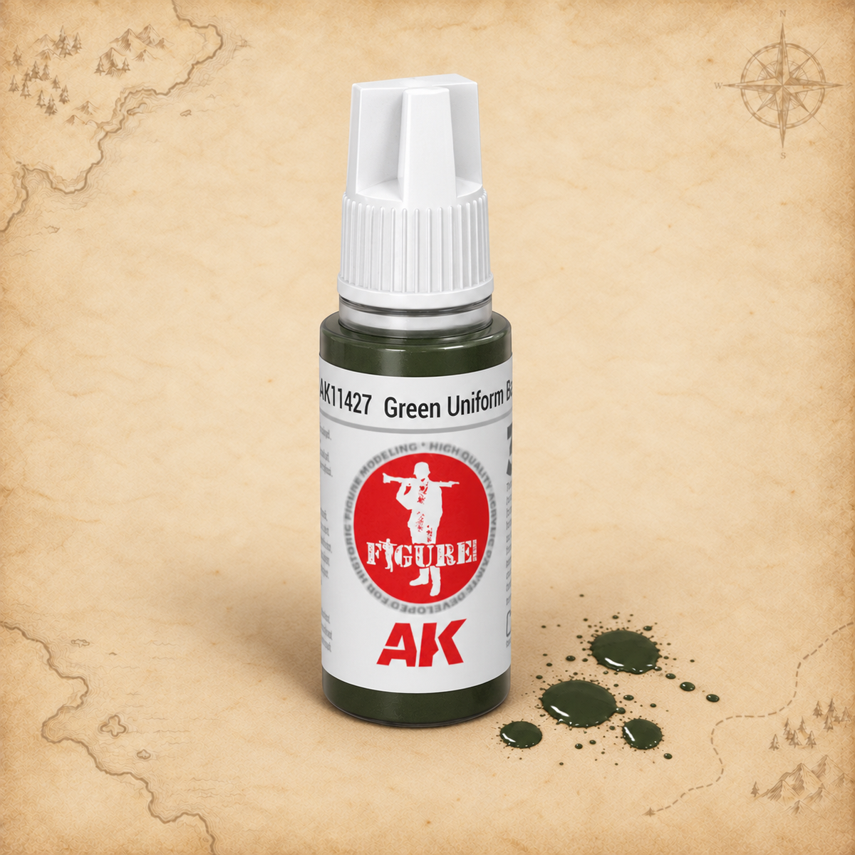 AK Interactive: 3G Green Uniform Base, alternate view