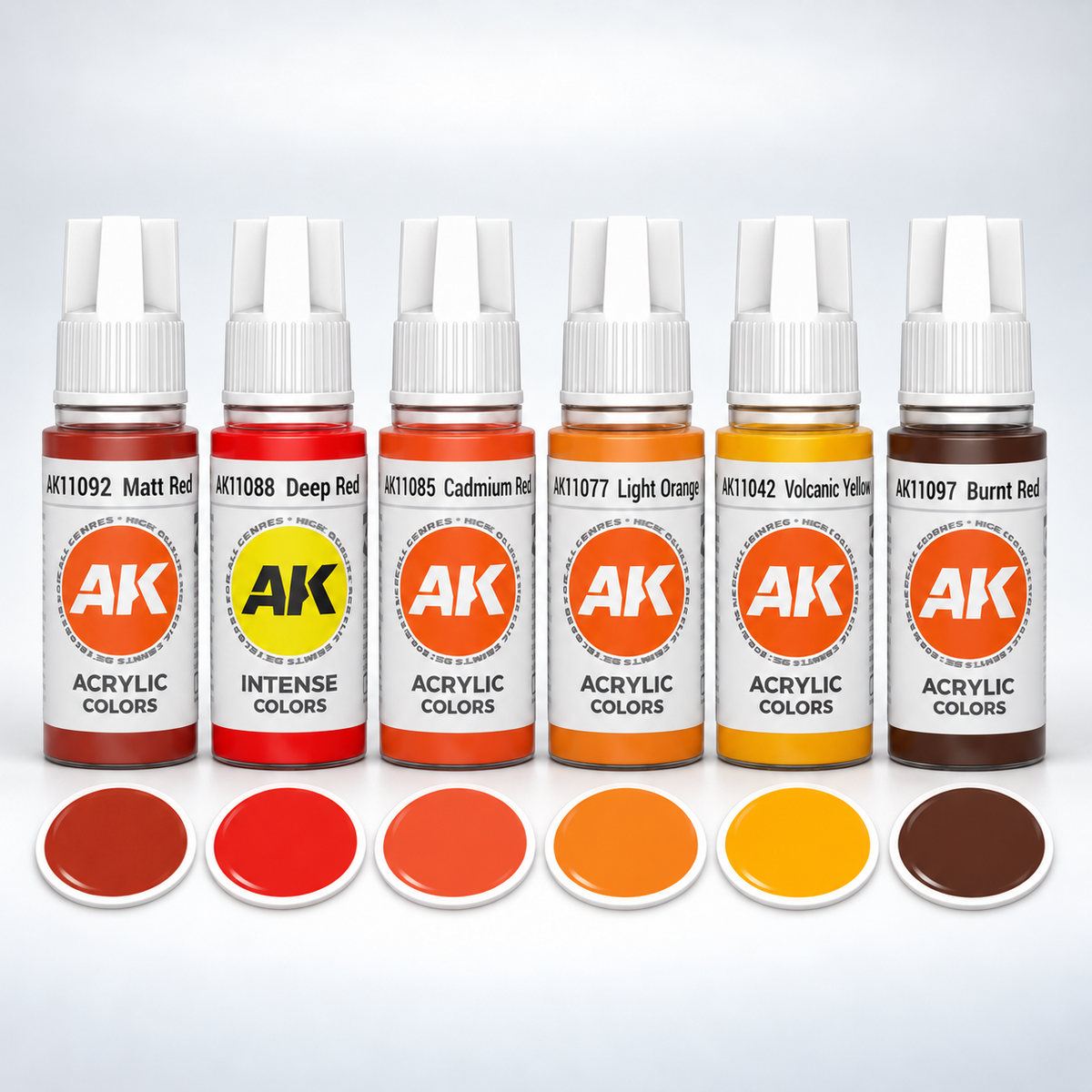 AK Interactive: 3G Inferno and Red Creatures Set, product