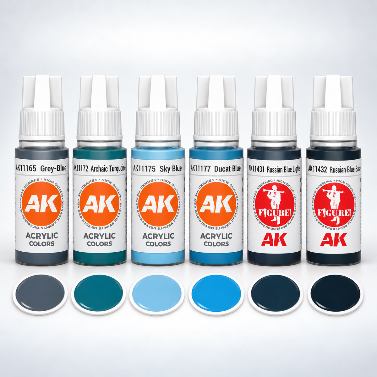 AK Interactive: 3G Essential Colours - Blue Set, product