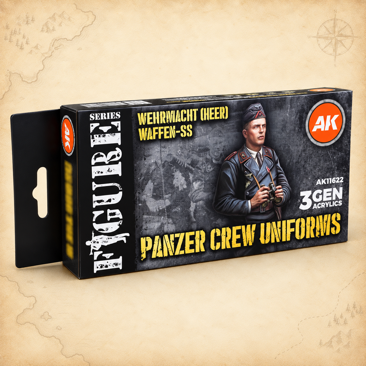 AK Interactive: 3G Panzer Crew Black Uniforms Set, box front