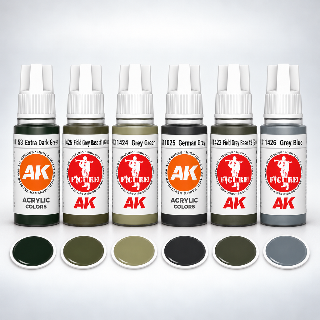 AK Interactive: 3G German Field Grey Uniforms, product