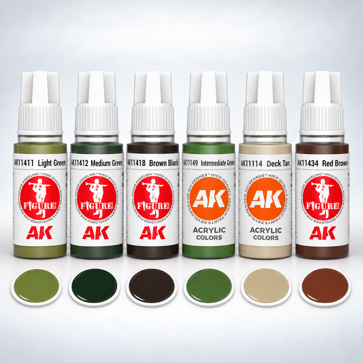 AK Interactive: 3G Modern Woodland And Flecktarn Camouflages Set, product
