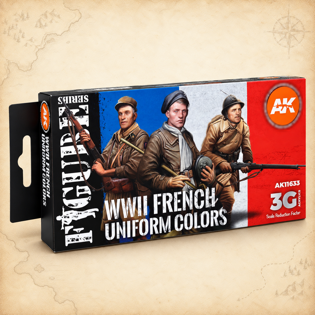 AK Interactive: 3G French Uniform Colors Set, box front