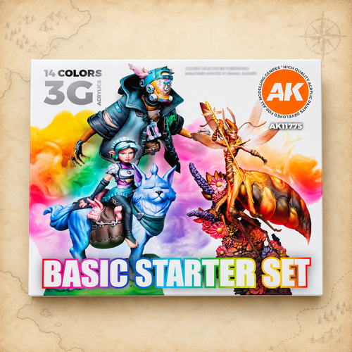 AK Interactive: 14 Selected Colors Basic Starter Set, alternate view