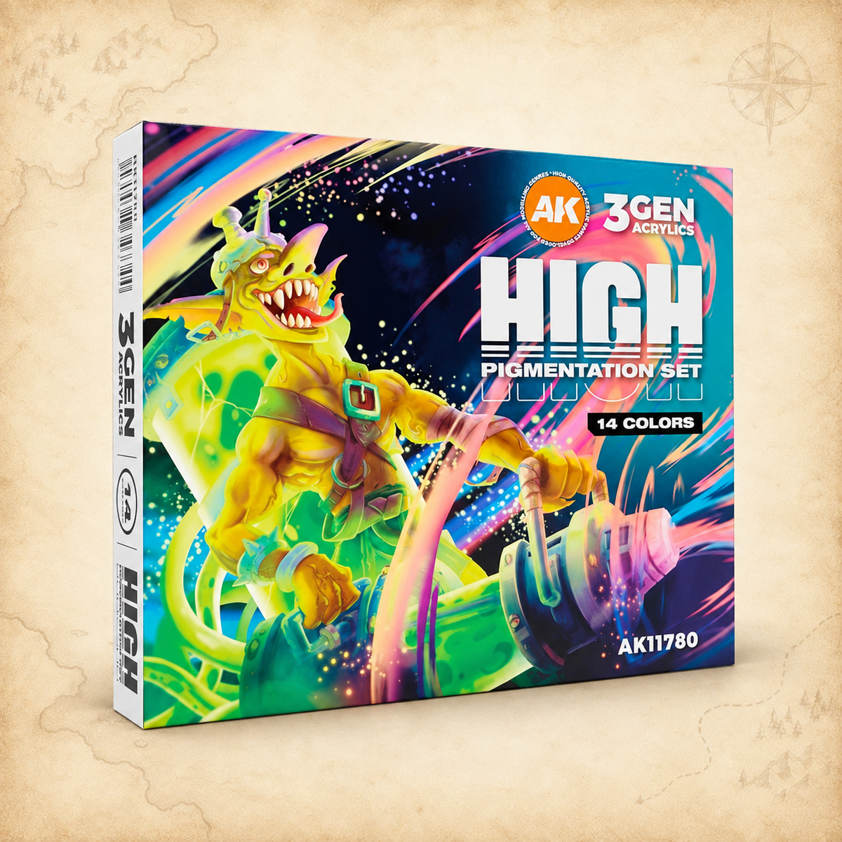 AK Interactive: 3G High Pigmentation Set - 14 Colors, box front