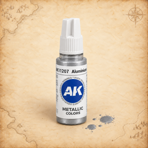 AK Interactive: 3G Acrylic Aluminium - 17ml, alternate view