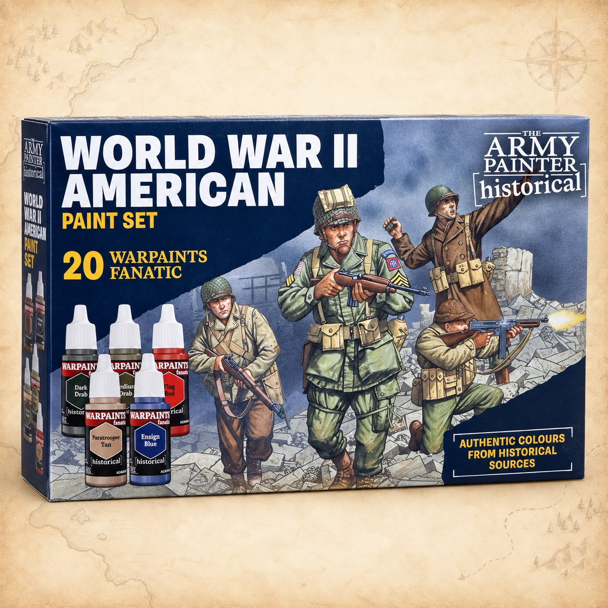 Army Painter: WW2 American Paint Set, box front