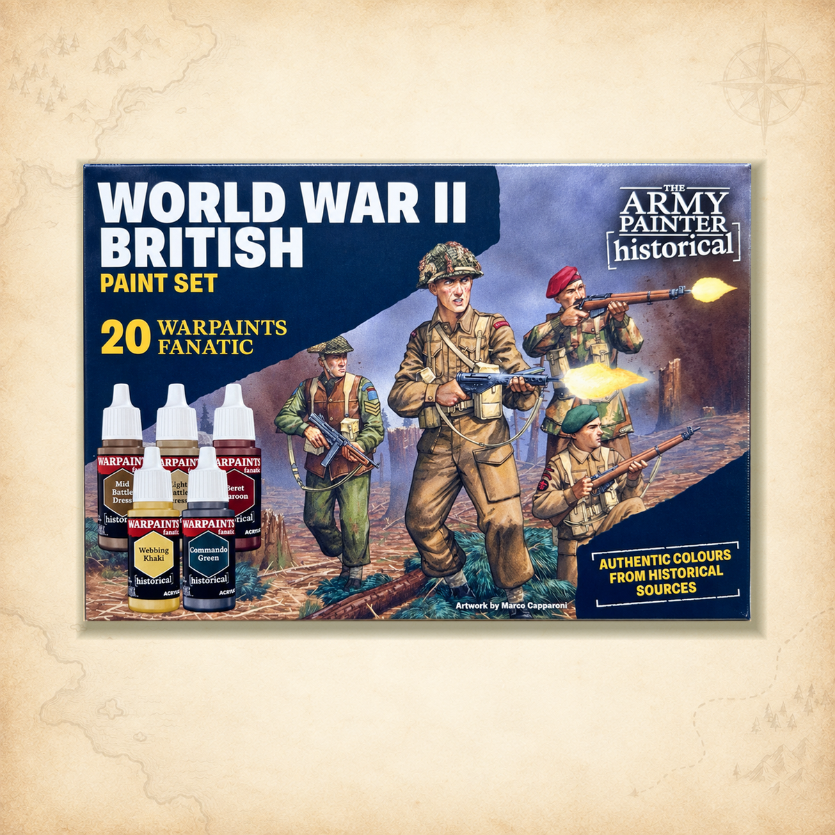 Army Painter: WW2 British Paint Set, box front
