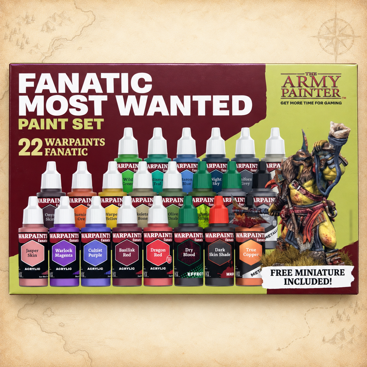 Army Painter: Warpaints Fanatic Most Wanted Set, box front