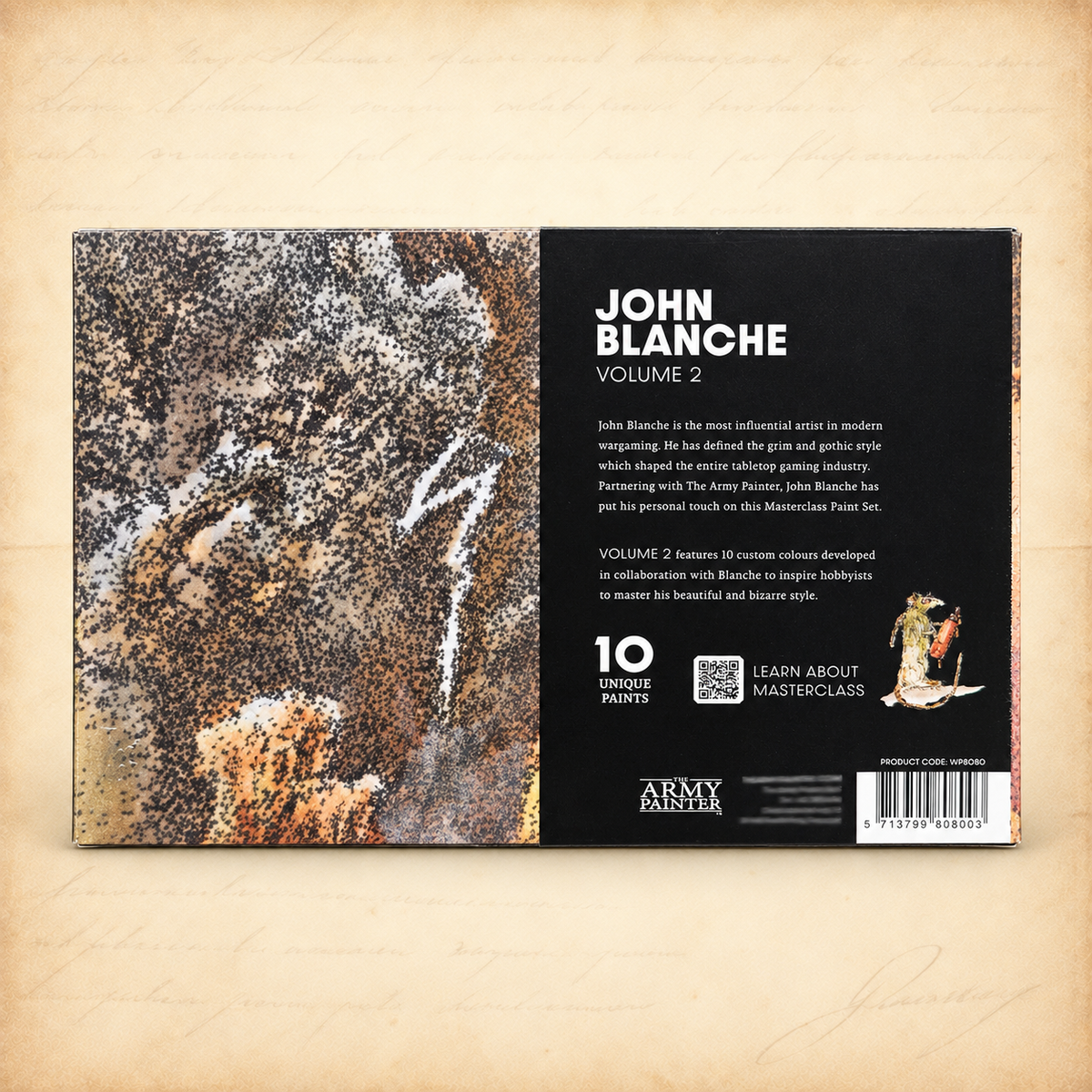Army Painter: John Blanche Paint Set (Volume 2), box back