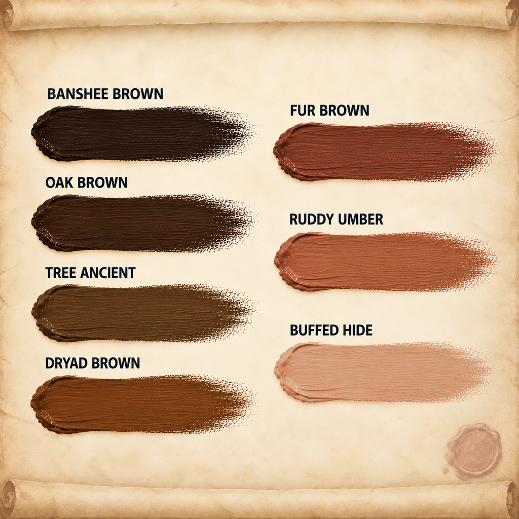Army Painter: Warpaints Fanatic Flexible Triad PLUS+ - Ruddy Browns Set, colour swatches