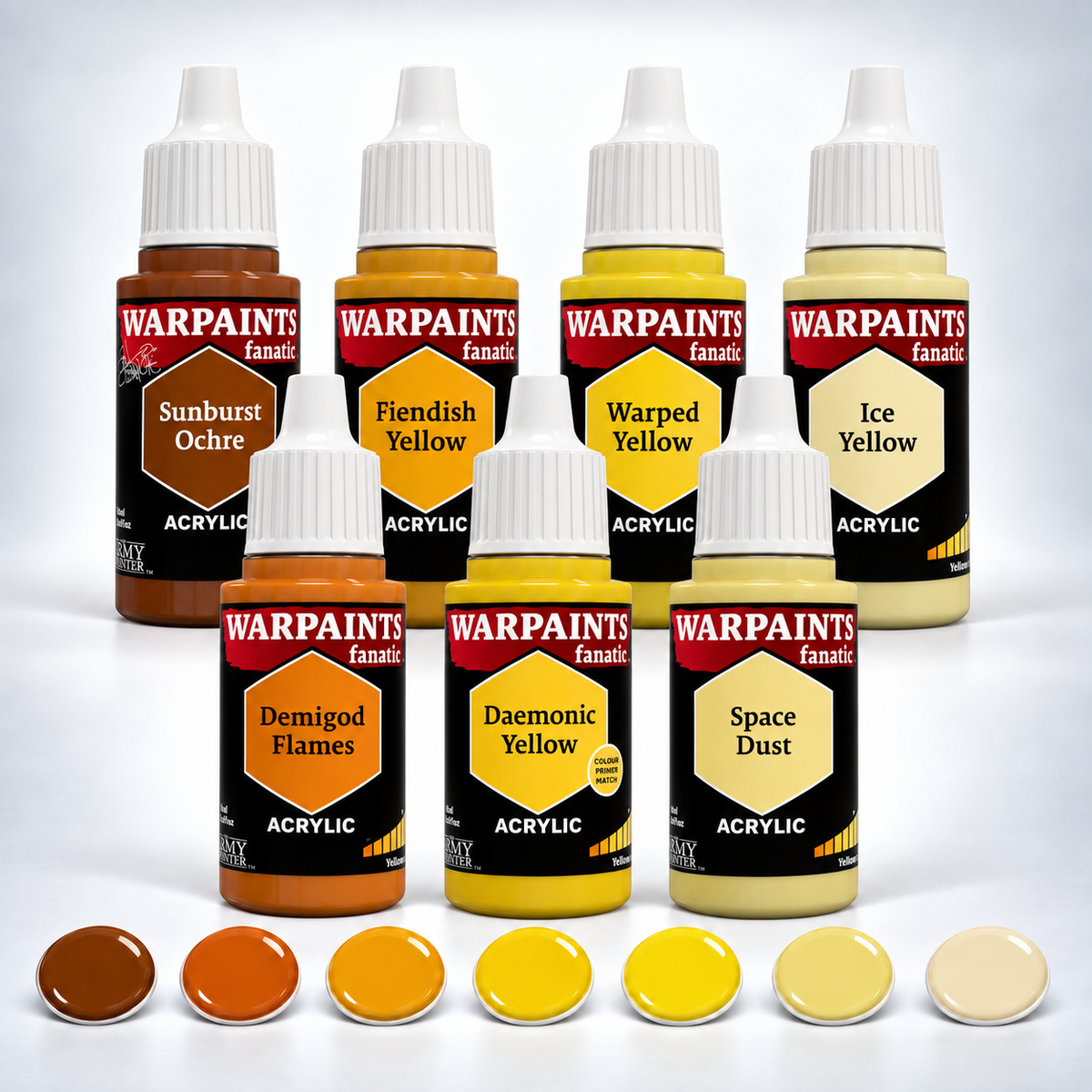 Army Painter: Warpaints Fanatic Flexible Triad PLUS+ - Yellows Set, product