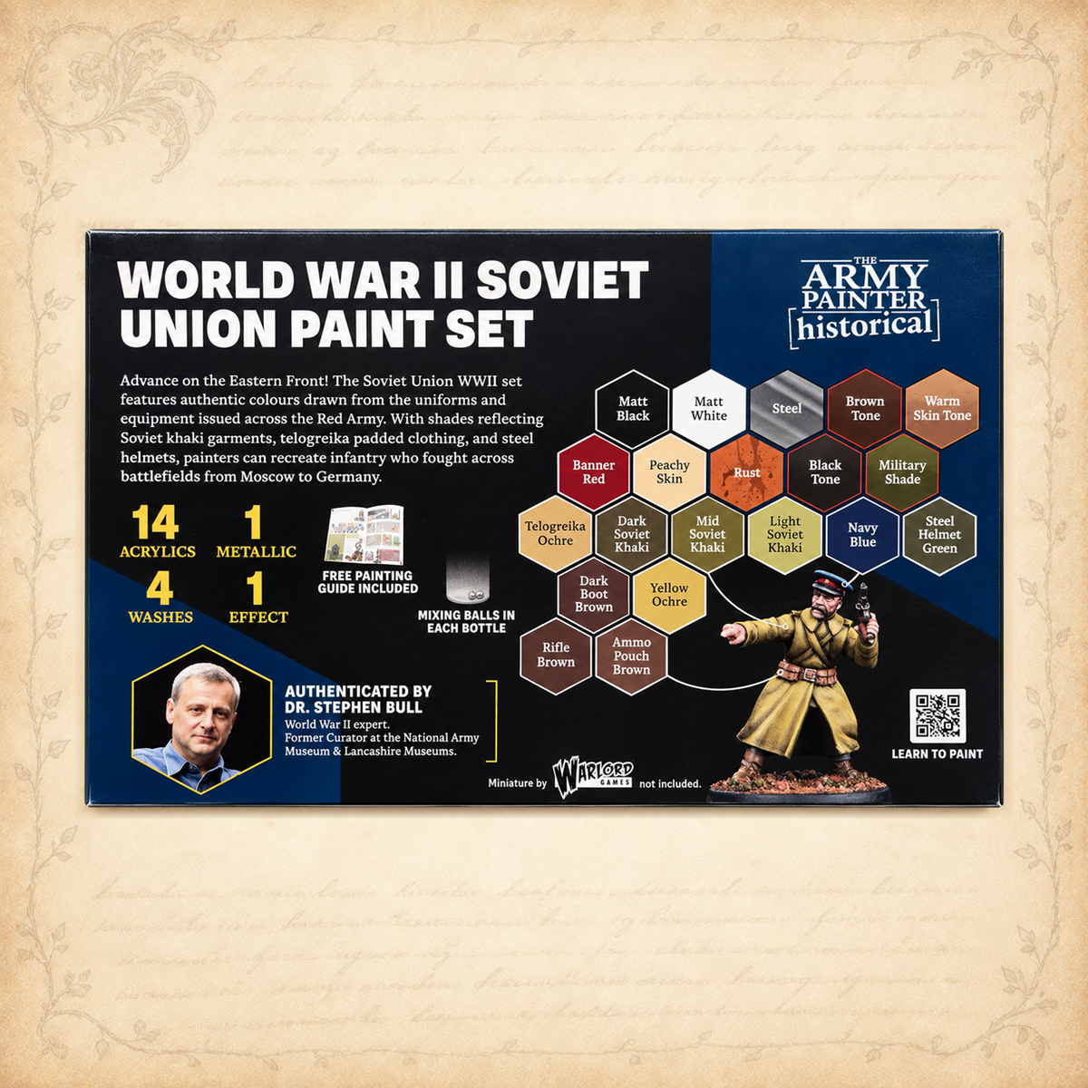 Army Painter: Warpaints Historical WWII Soviet Union, box back