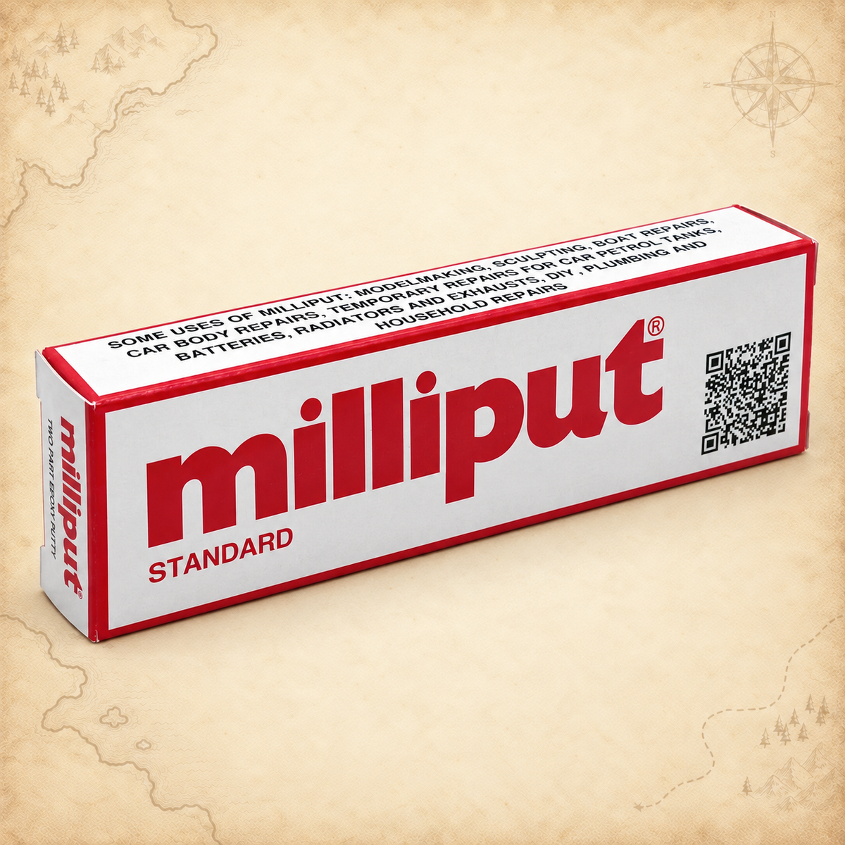 Milliput: Standard (4oz/pack), box front