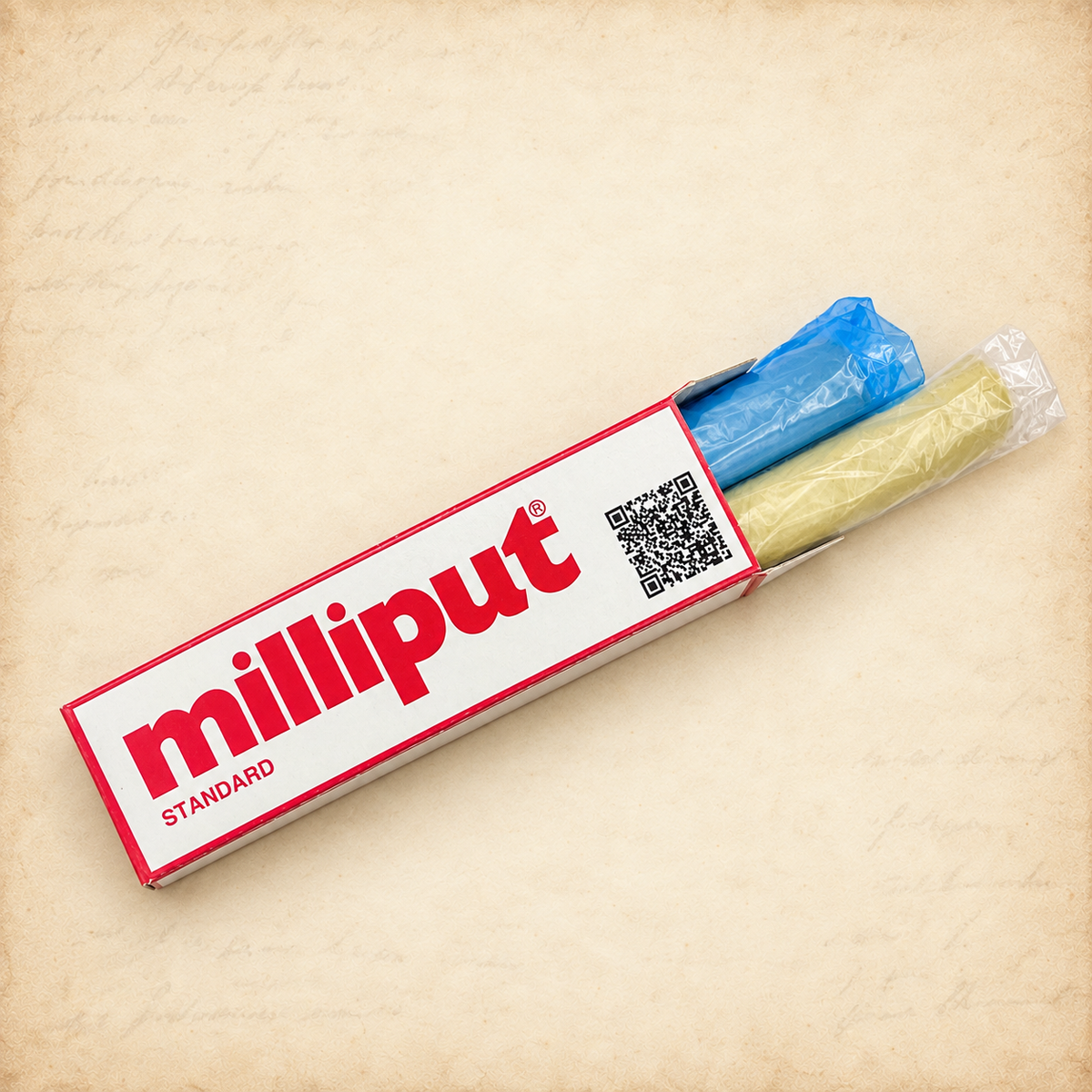 Milliput: Standard (4oz/pack), open pack