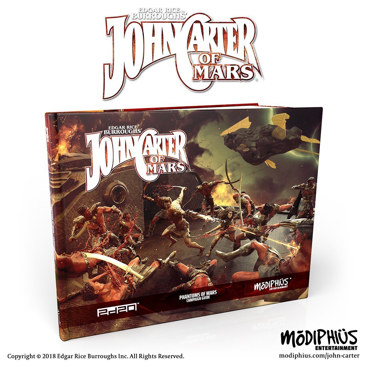Modiphius: John Carter of Mars Phantoms of Mars Campaign Book