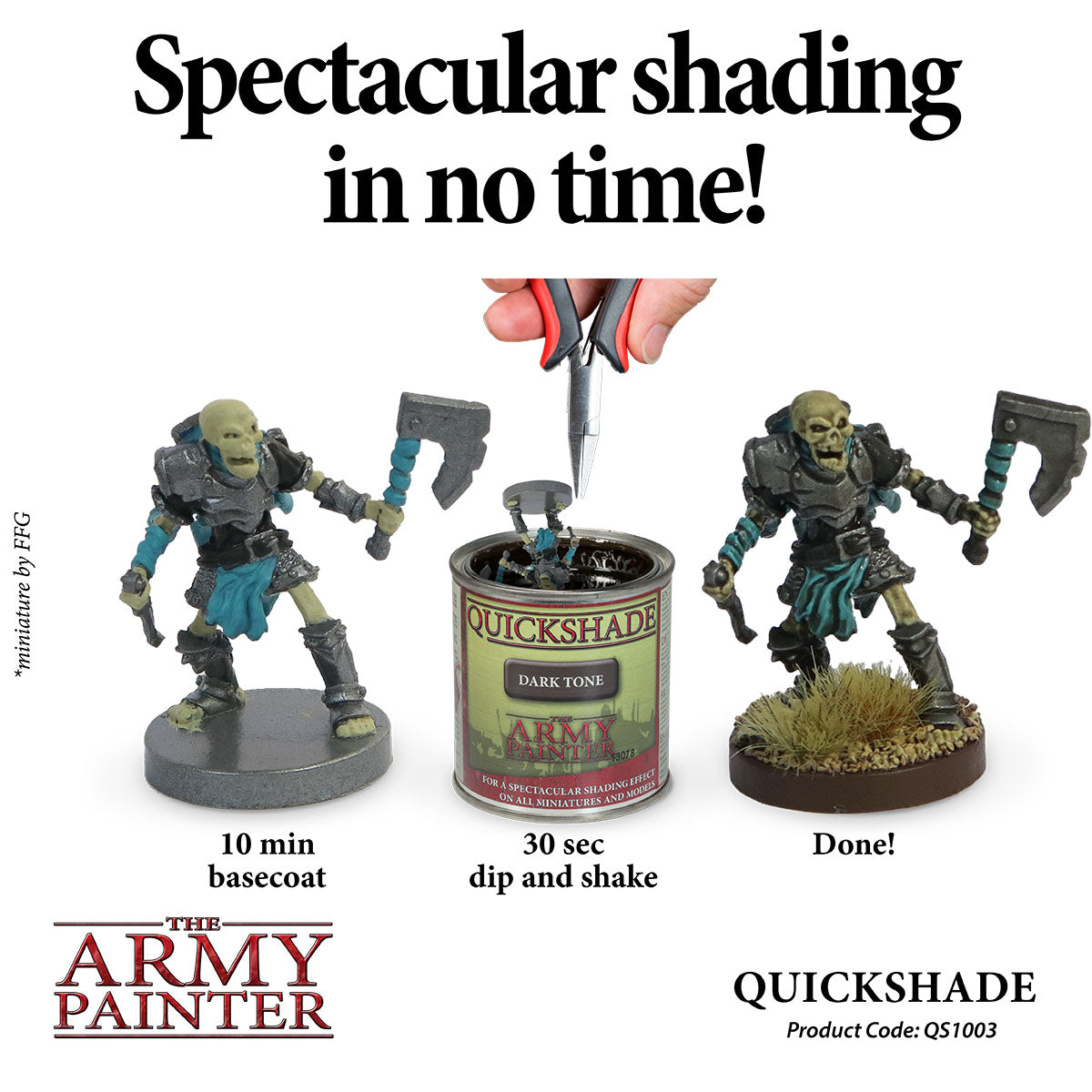 Army Painter: Quickshade Dip - Dark Tone (400ml) - product image 2