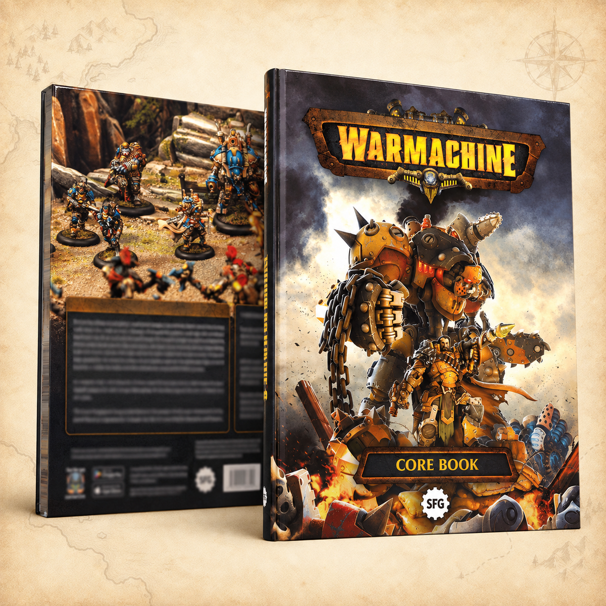 Warmachine: Core Book, front back
