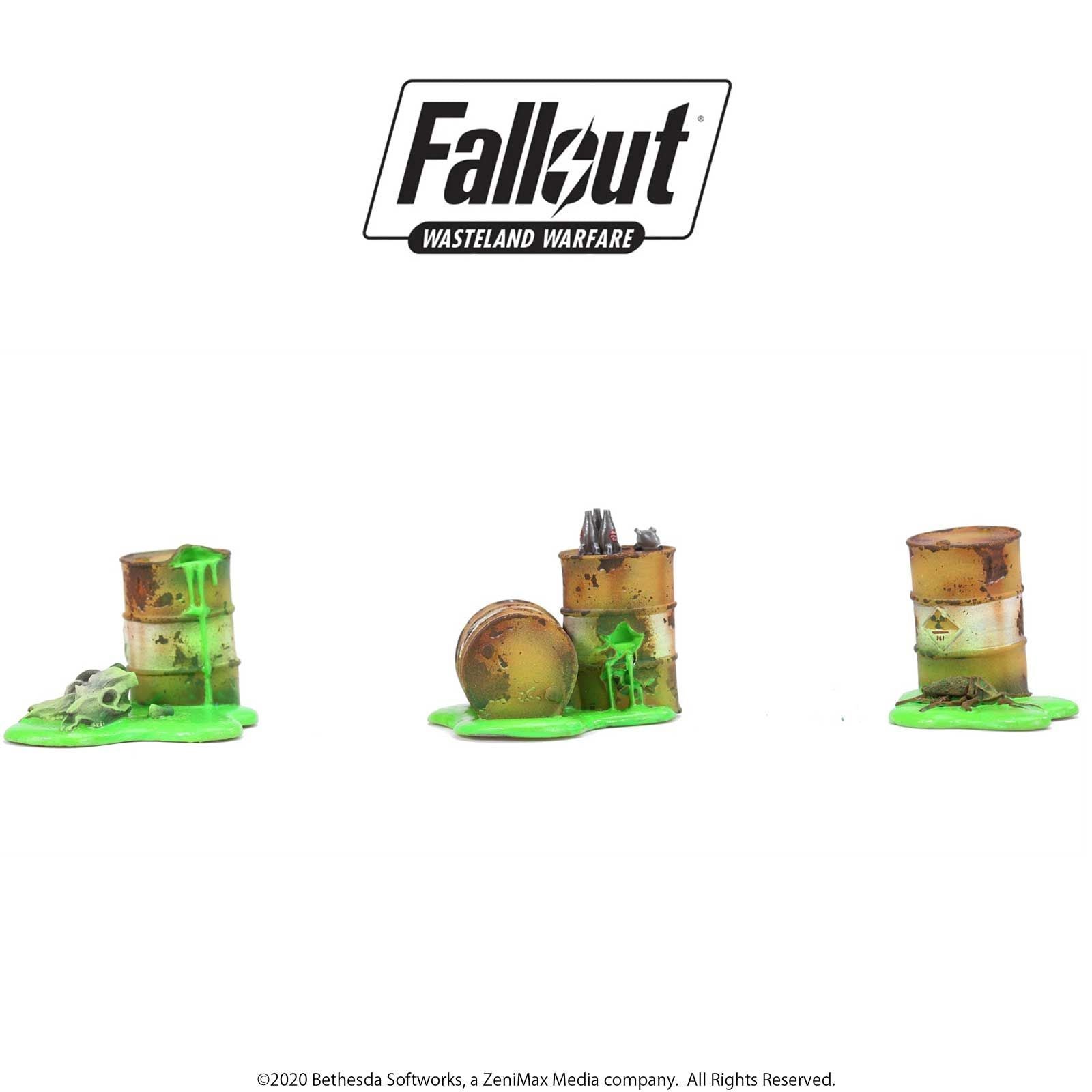 Fallout: Wasteland Warfare - Terrain Expansion Radioactive Containers