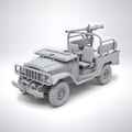 AK Interactive: 1/35 FJ43 Pickup with SPG-9 Recoilless Gun Plastic Model Kit, product