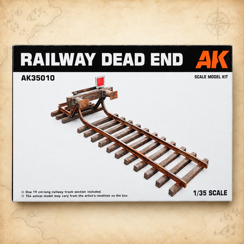 AK Interactive: 1/35 Railway Dead End, box front