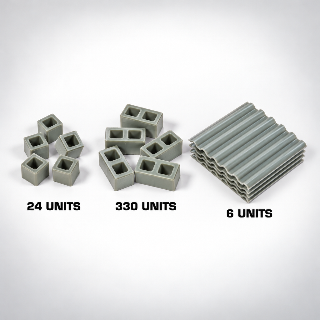 AK Interactive: 1/35 Concrete Blocks Kit, product