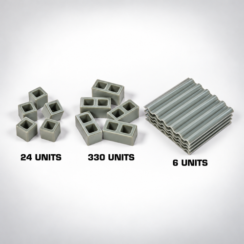 AK Interactive: 1/35 Concrete Blocks Kit, product