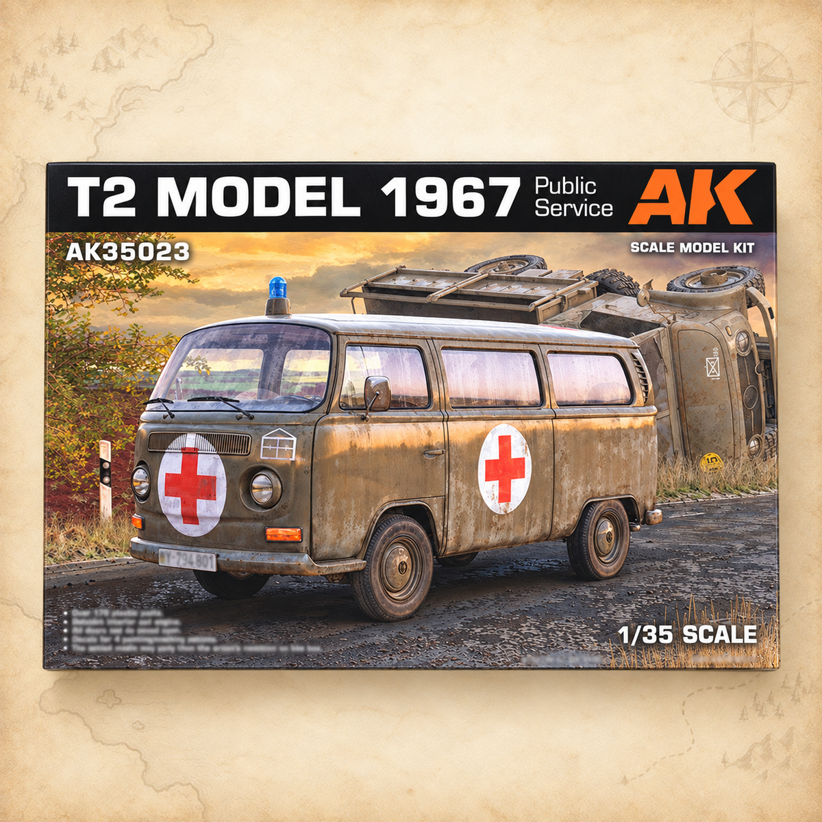 AK Interactive: 1/35 T2 Model 1967 Public Service, alternate view