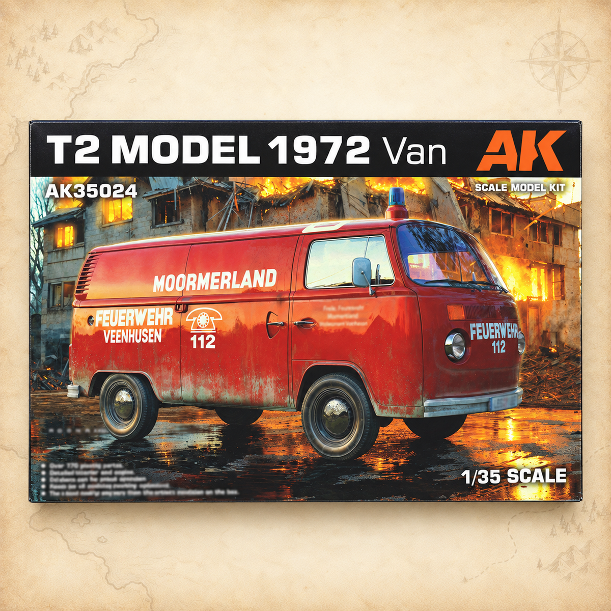 AK Interactive: 1/35 T2 Model 1972 Van, alternate view
