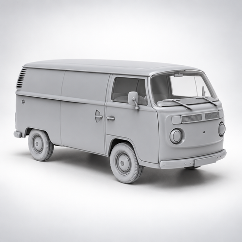 AK Interactive: 1/35 T2 Model 1972 Commercial Van, product