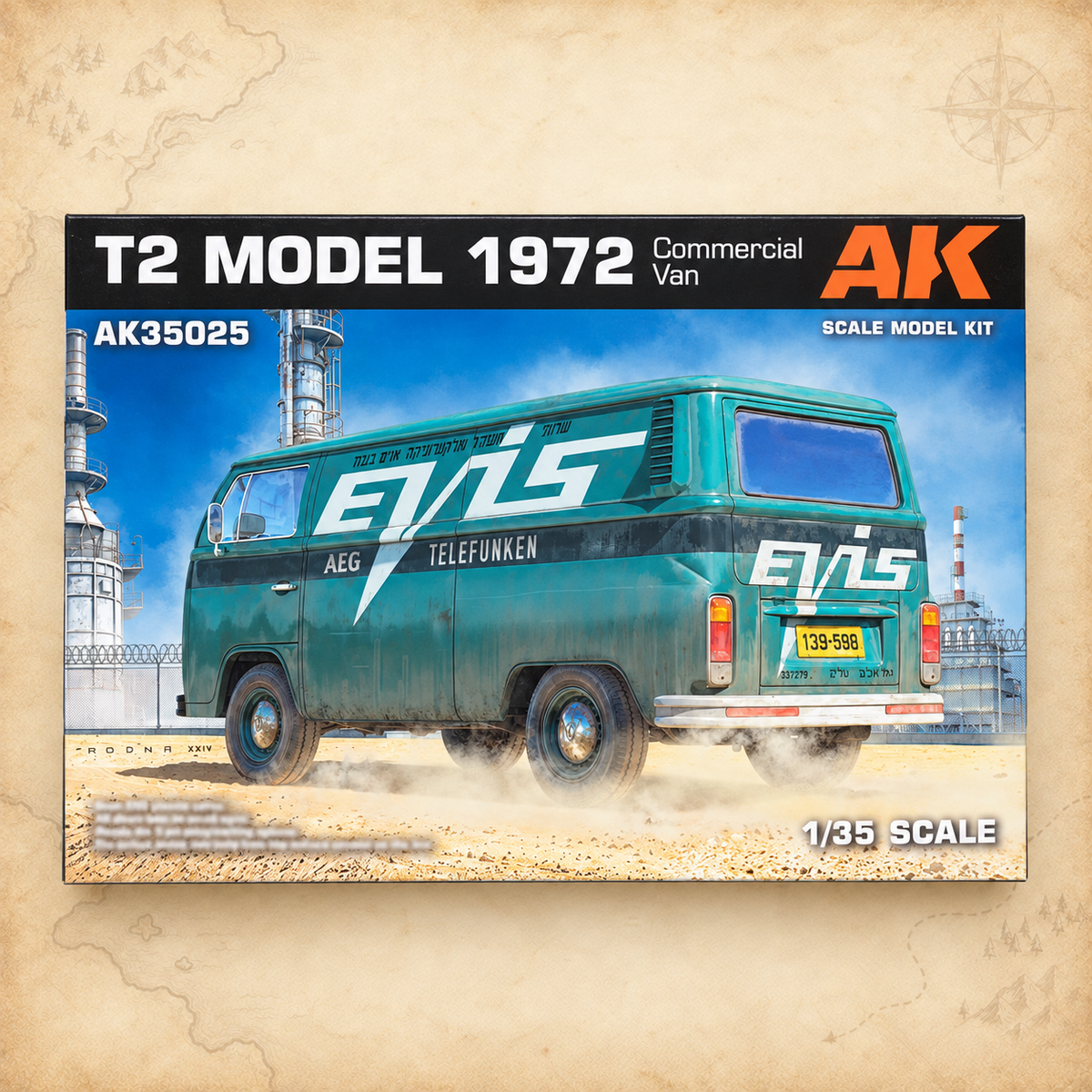 AK Interactive: 1/35 T2 Model 1972 Commercial Van, alternate view