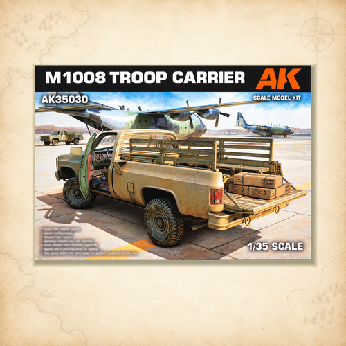 AK Interactive: 1/35 M1008 Troop Carrier, box front